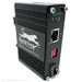 QuickTreX® Industrial Hardened 10 Gigabit SFP+ LC to RJ45 Fiber Optic to Ethernet Media Converter - Singlemode or Multimode Compatible - DIN Rail and Wall Mountable - RoHS Compliant